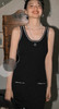 CHANEL 22C Sleeveless Knit Dress CC Logo 34 Black