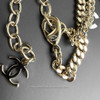 CHANEL 24S CC Logo Pink Heart Necklace Pearls & Crystals *New