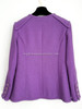 CHANEL 20C Runway Purple Tweed Jacket 36 *New
