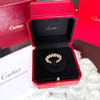 CARTIER Clash Ring RG Diamonds 54