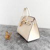 HERMES Birkin 25 Sellier Nata GHW U