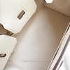 HERMES Birkin 25 Sellier Nata GHW U