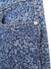 CHANEL 21B CC Camellia Print Ankle Zip Jeans 38 *New