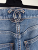 CHANEL 24S CC Logo Jeans 38