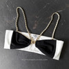 CHANEL 22S Runway Bralette Top 36
