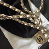 CHANEL 22S Runway Bralette Top 36