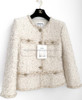 CHANEL 19A Metiers d'Art Ecru/ Gold Tweed Jacket 38 *New