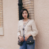 CHANEL 19A Metiers d'Art Ecru/ Gold Tweed Jacket 38 *New