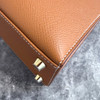 HERMES Kelly 25 Sellier Gold Epsom GHW