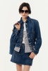 CHANEL 24P Denim Jacket CC Heart Pockets 38 *New