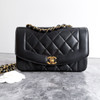 CHANEL Small Diana Flap Bag Gold Hw #2812xxx