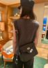 HERMES Kelly Messenger PM Noir PHW