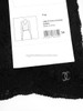 CHANEL 22B CC Logo Lace Knit Top Pearl Trim 34 *New