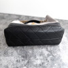 CHANEL Grey Suede 'Coco Base' Small Shopping Tote Bag