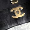 CHANEL Grey Suede 'Coco Base' Small Shopping Tote Bag