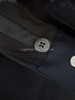 HERMES Virgin Wool Tailored Pants 38 Navy