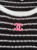CHANEL 24P CC Logo Midi Dress 36
