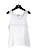 CHANEL 26P CC Logo Embroidered Tank Top M