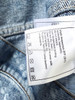 CHANEL 25P Pearl Print Wide Leg Jeans 36