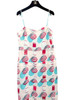 CHANEL 19S Umbrella Print Silk Dress