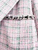CHANEL 21S Tweed Jacket Interlaced Chain Details 38