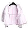 CHANEL 21S Tweed Jacket Interlaced Chain Details 38