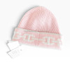 HERMES Heaven Cashmere Beanie Rose Poudre/ Ecru *New