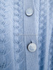 CHANEL 24B Cashmere Cardigan 34 Blue