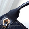 CHANEL Deauville Tote Navy Blue/ Gold