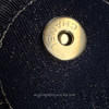 CHANEL Deauville Tote Navy Blue/ Gold