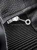 HERMES Deerskin Leather Short Jacket