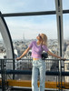 CHANEL 24P Striped CC Logo Top 34 Purple/ White/ Pink