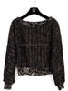 CHANEL 19A Tweed Top Graffiti Trim
