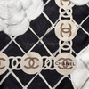 CHANEL CC Camélia Silk Twill Scarf