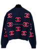 CHANEL 21P CC Cashmere Pullover Sweater 34
