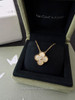 VAN CLEEF & ARPELS 2018 Holiday Pendant Gold MOP/ Diamond/ YG