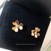 VAN CLEEF & ARPELS Mini Frivole Earrings YG/ Diamonds