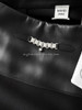 HERMES 2022 FW Runway Skirt Leather Basque 36 *New