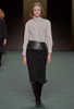 HERMES 2022 FW Runway Skirt Leather Basque 36 *New