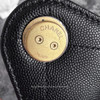 CHANEL Small 25 Bag Black Caviar GHW