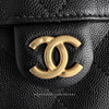 CHANEL Small 25 Bag Black Caviar GHW