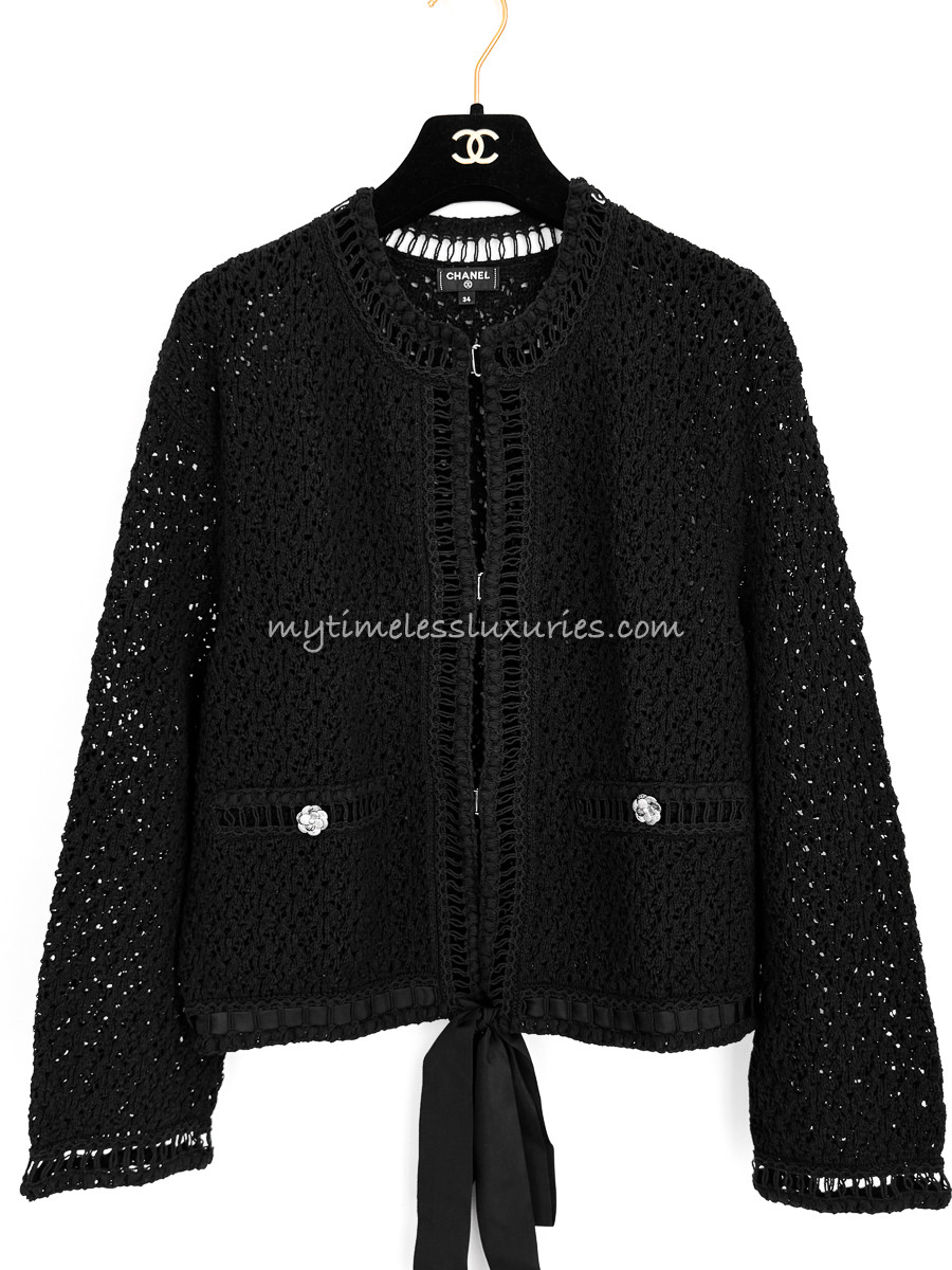 CHANEL スモールジャケット風 カシミヤ カーディガン これ一枚で可愛く♪ CHANEL ニットジャケット カシミヤ クリーム