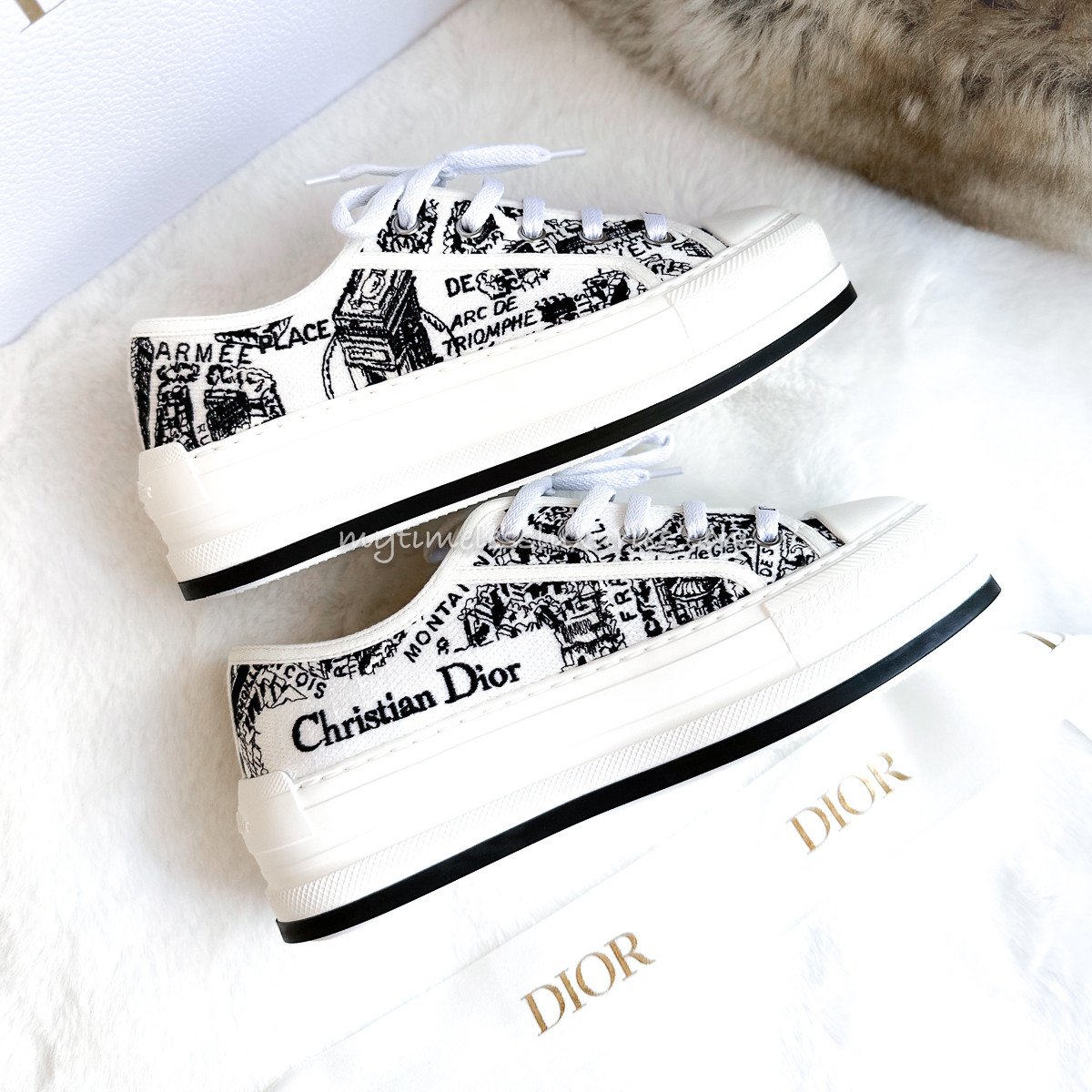 DIOR Walk'N'Dior Platform Sneaker 36 *New - Timeless Luxuries