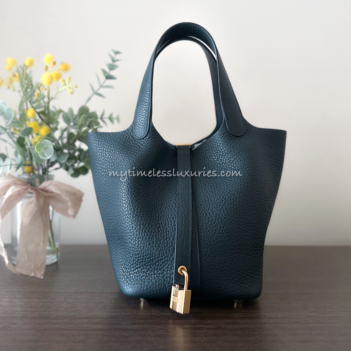 HERMES Picotin Lock 18 Vert Cypres GHW - Timeless Luxuries