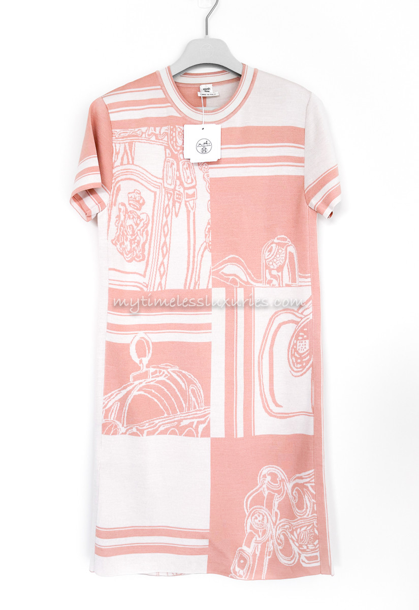 HERMES 2024 SS 'En Desordre Finesse' Dress 36 *New