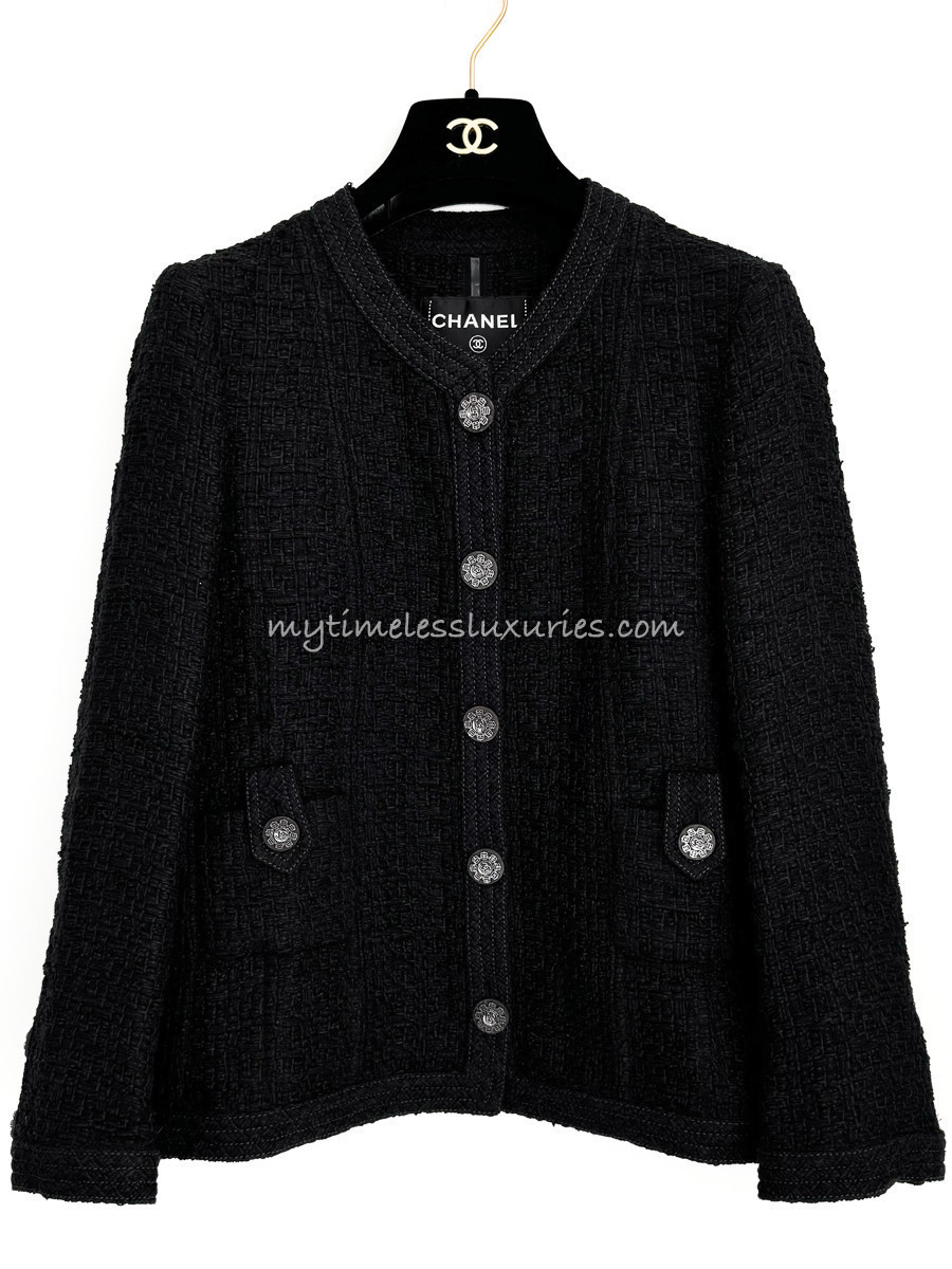 CHANEL 16C Paris-Seoul Little Black Jacket 34