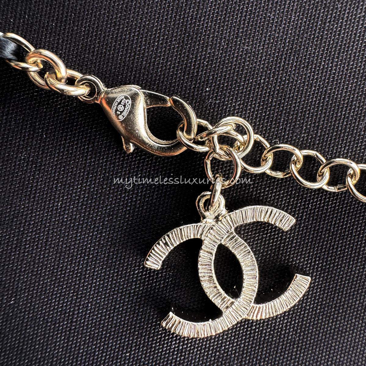 CHANEL 25S CHAIN BELT WITH PEARL 612634 main image 1