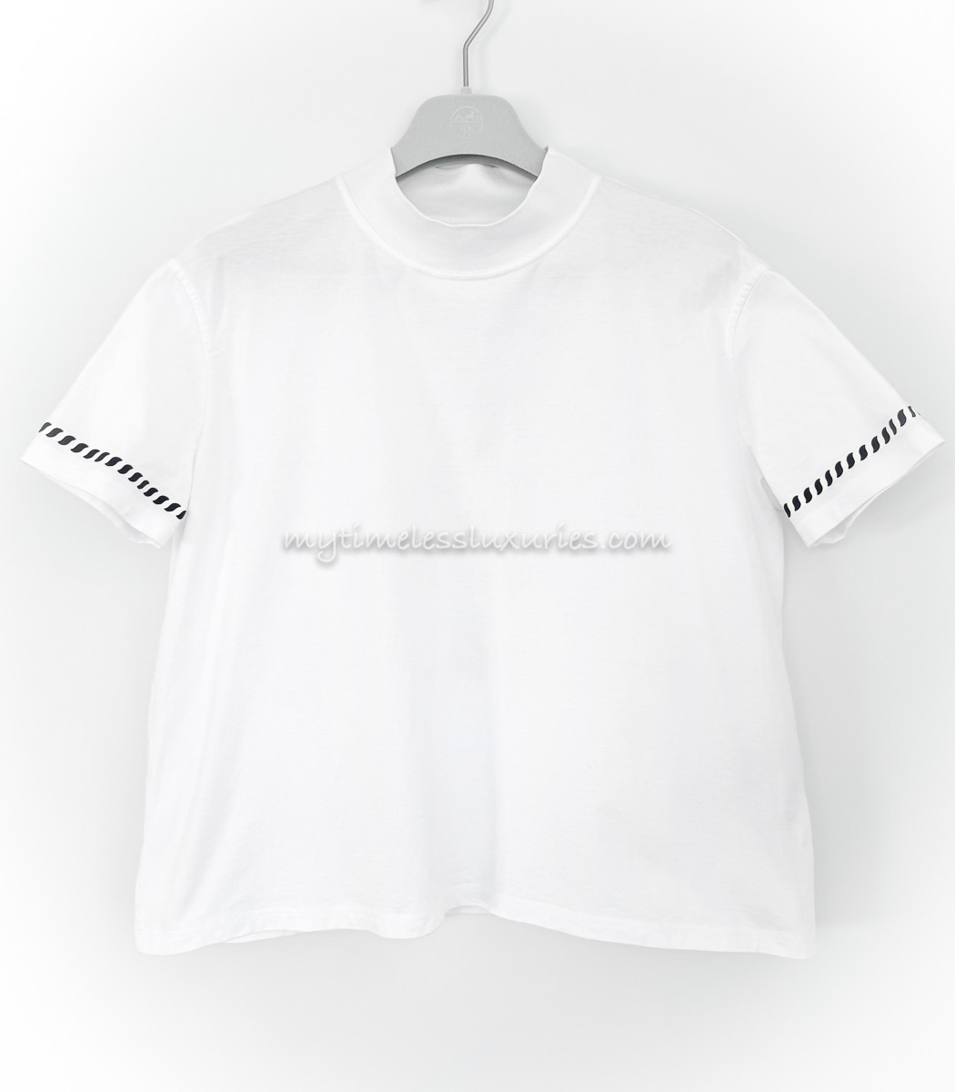 HERMES 'Canoe Chaine d'ancre' Boxy T-Shirt 36 - Timeless Luxuries