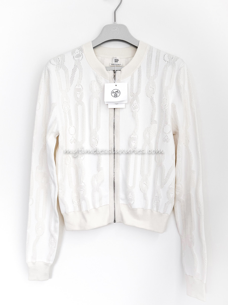HERMES 2025 FW 'Palefroi Remix' Cardigan 36 *New - Timeless Luxuries