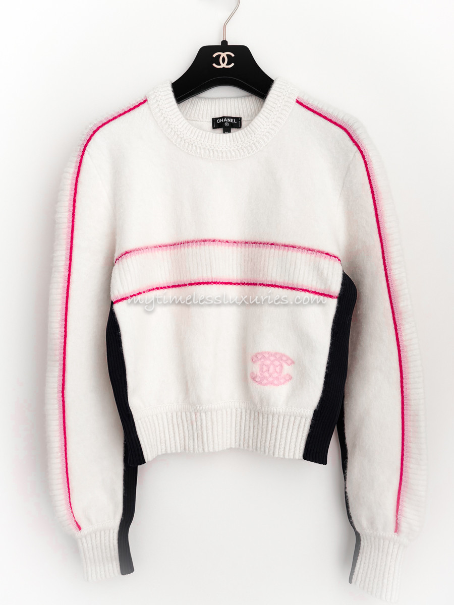 CHANEL 23N Coco Neige CC Pullover 34